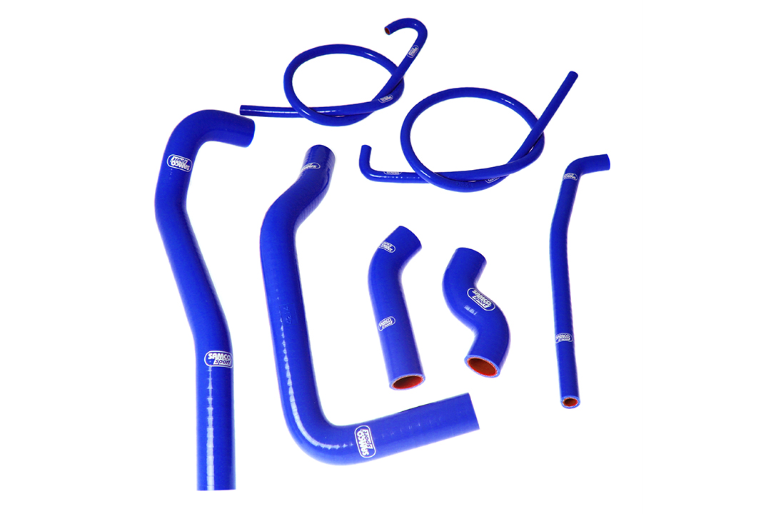 Kit de mangueras de silicona SAMCO SPORT azul para Kawasaki ZXR750 año modelo 1990