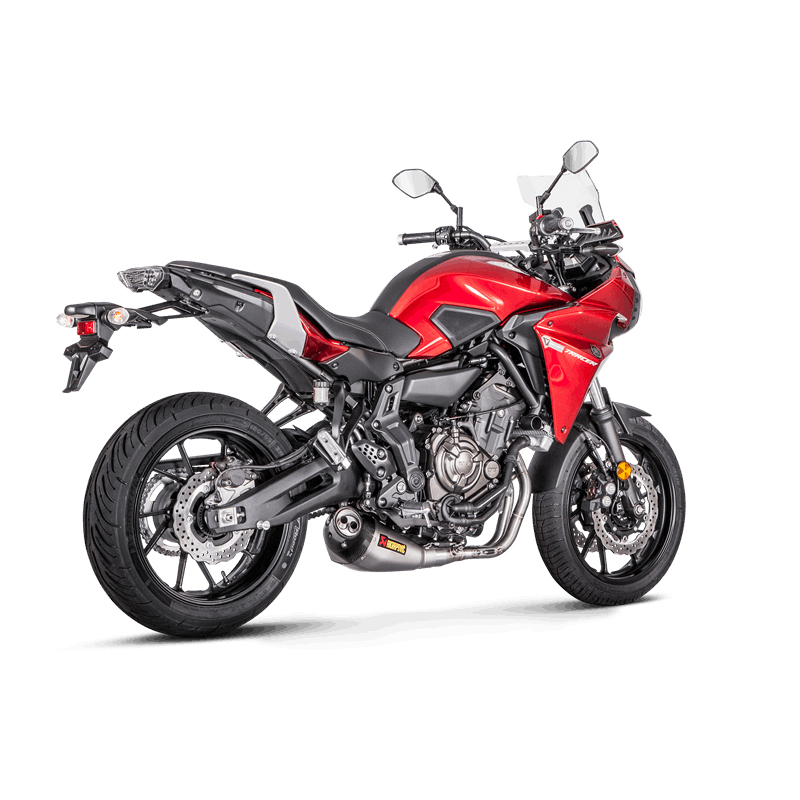 Akrapovic Racing Line (Titanium) MT-07 sistema de escape para Yamaha MT-07/FZ-07 2014-, TRACER 700 2016-2019, XSR700/Xtribute 2016-