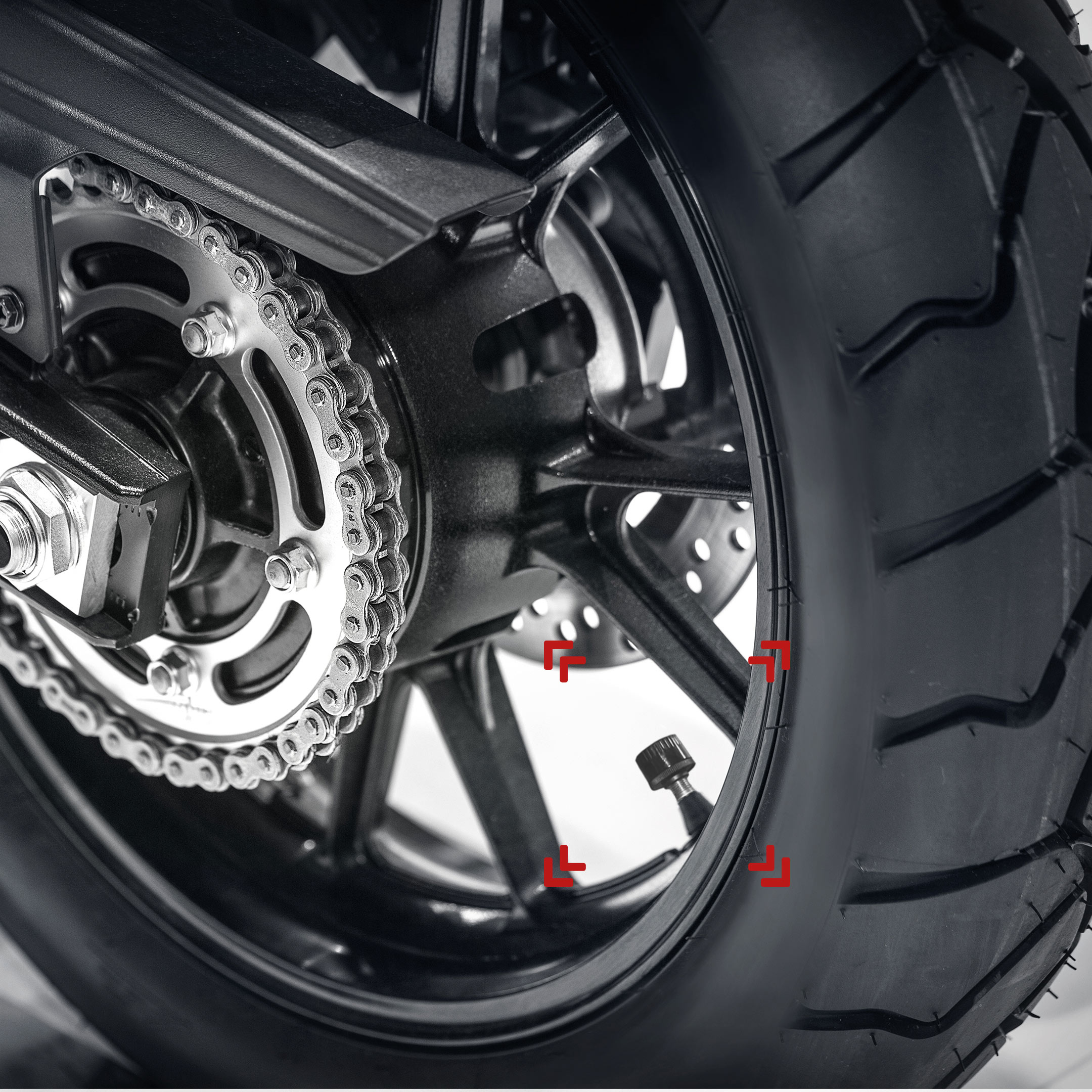 RideLink RDKS Sistema Bluetooth de control de presión de neumático para motocicleta