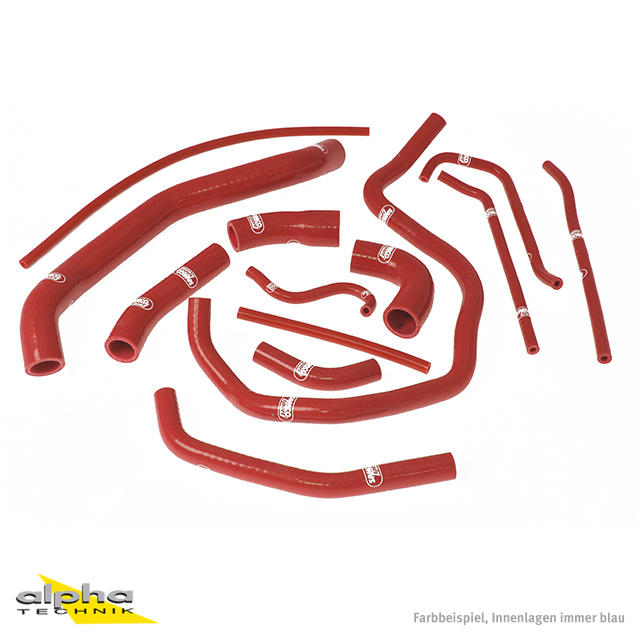 Kit de mangueras de silicona SAMCO SPORT rojo para Yamaha YZF1000R1 modelo 2002-2003