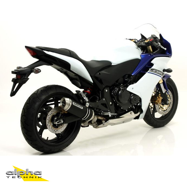 Escape ARROW DARK THUNDER Aluminio negro para Honda CB600F / CBR600F 2007-2013