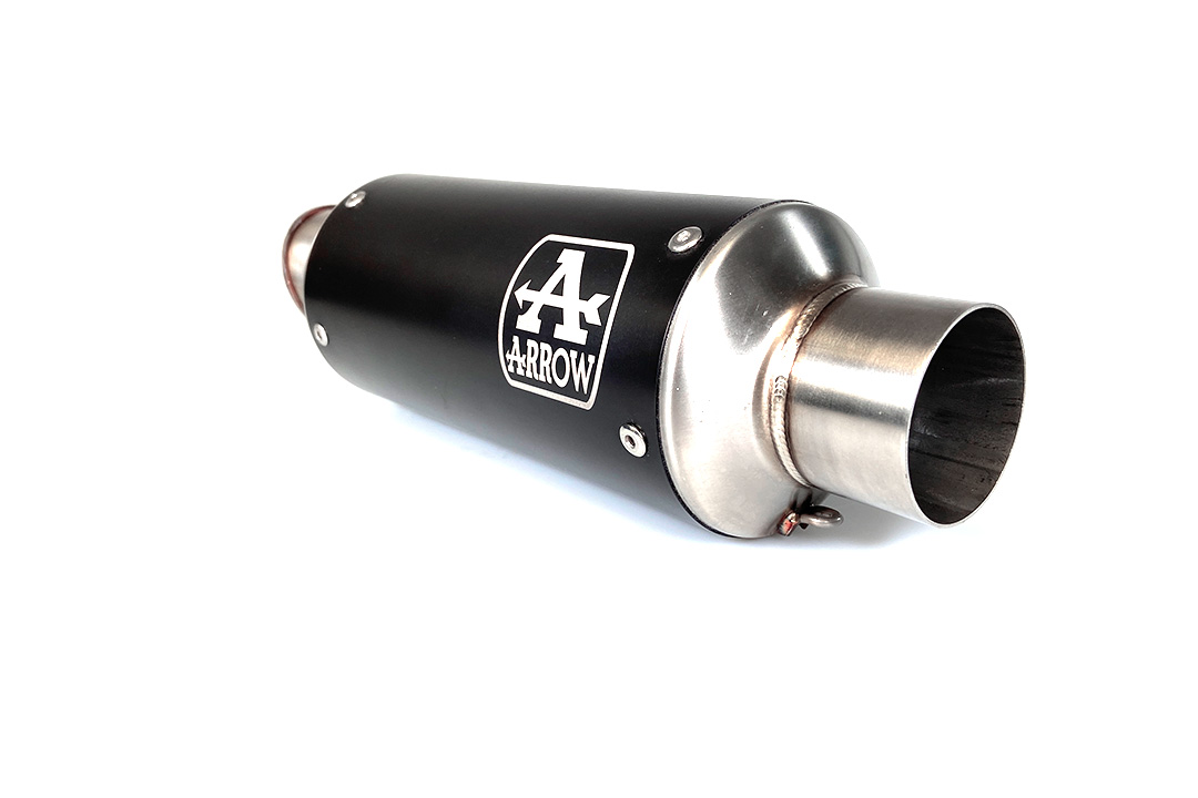 Escape ARROW DARK GP2 para KTM 125/390 Duke 2017- de acero inoxidable