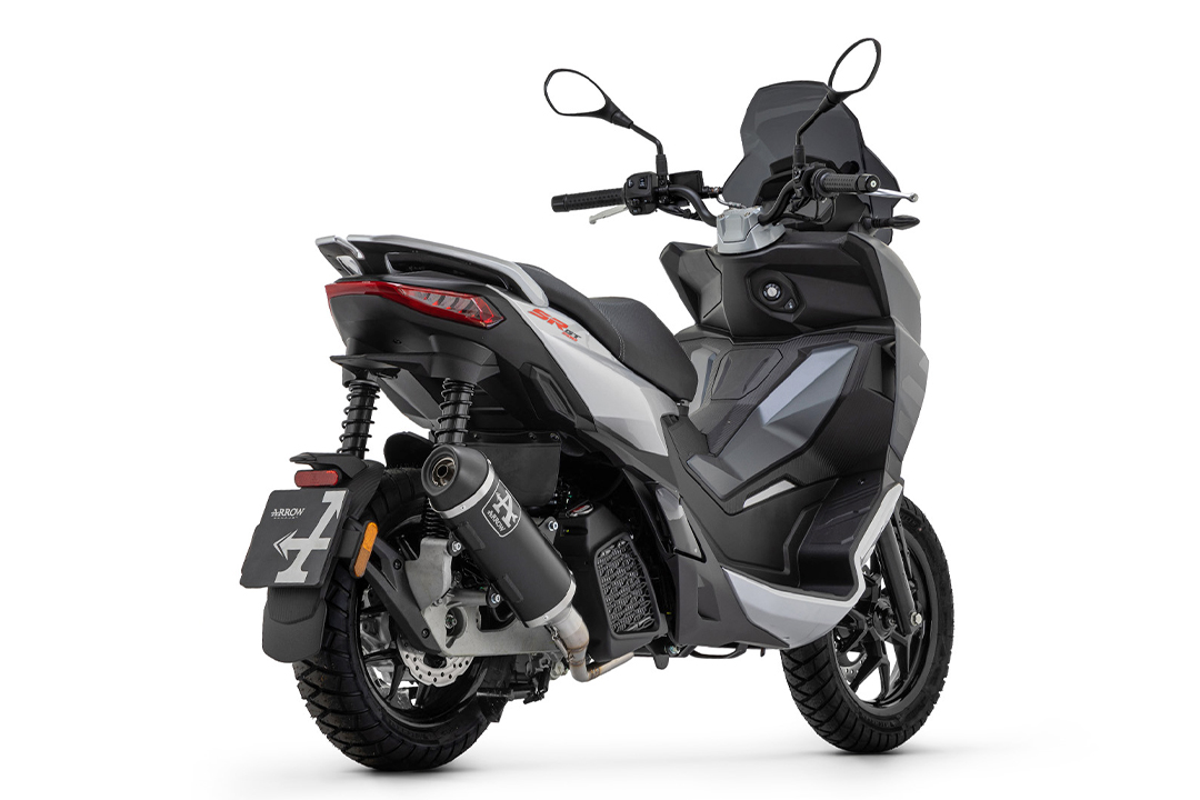 ARROW Escape DARK URBAN para Aprilia SR125 GT / SR200 GT Año de modelo 2022-