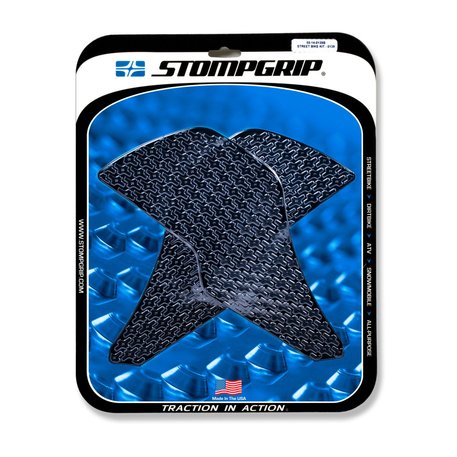 Stompgrip Traction Pads negro, para Honda MSX125, 2017-2018