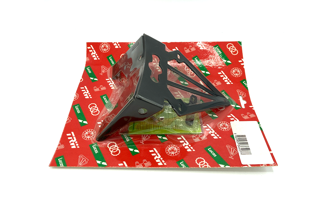 Soporte de matrícula TRW de aluminio negro para Suzuki GSX-R 1000 año 2003-2004