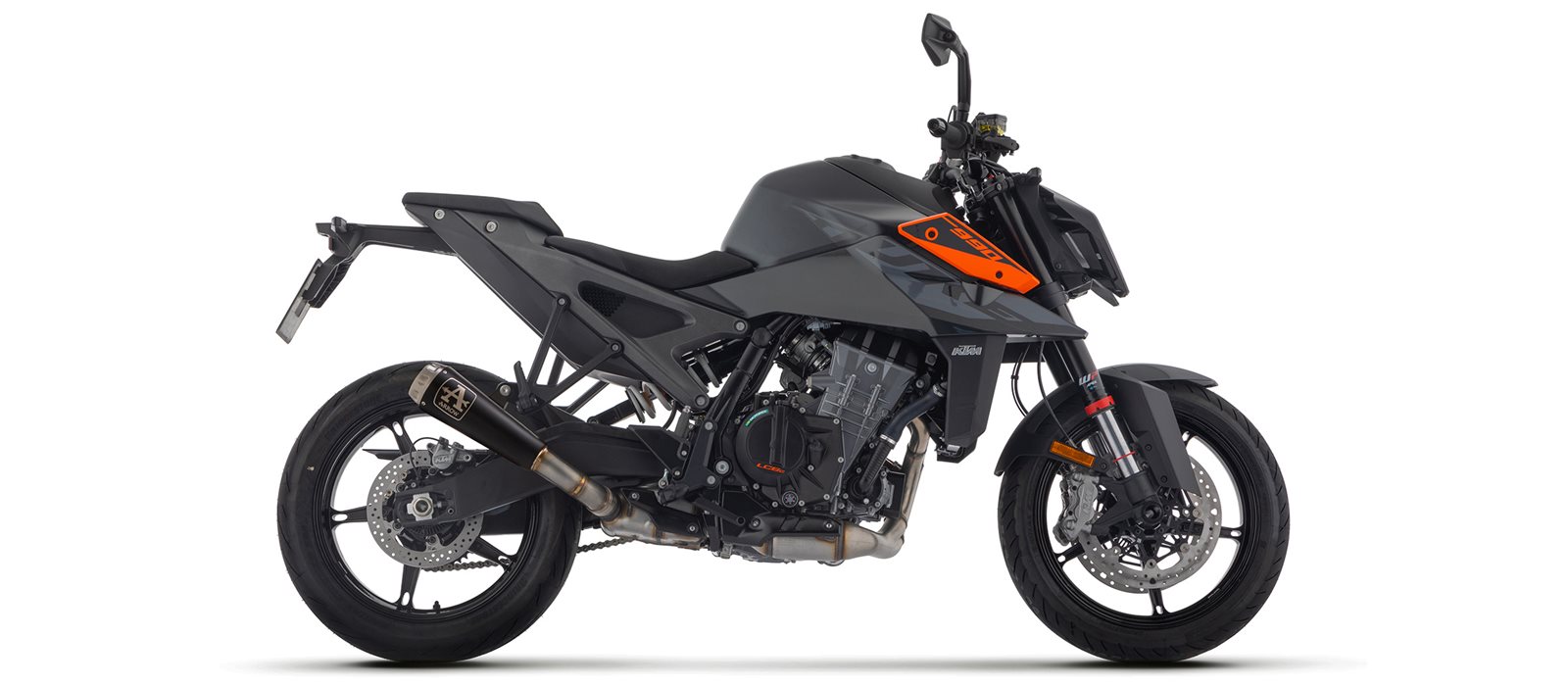 ARROW Silenciador PRO-RACE DARK NiChrom para KTM Duke 990 a partir del año de modelo 2024-