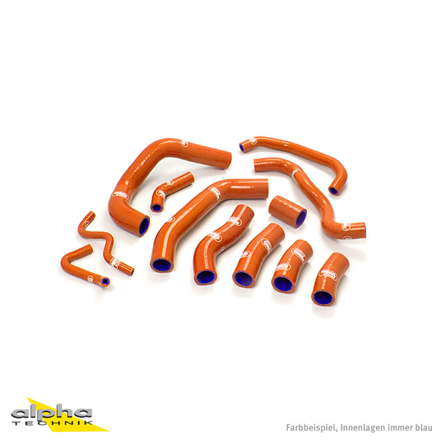 Kit de mangueras de silicona SAMCO SPORT naranja para Honda CBR1000RR años de modelo 2004-2005