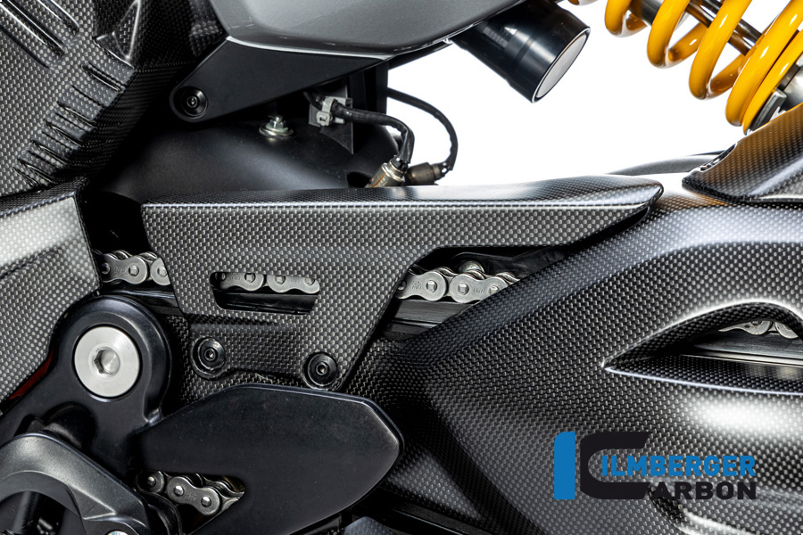 Guardabarros trasero de carbono Ilmberger, mate, Ducati Diavel V4, 2023-