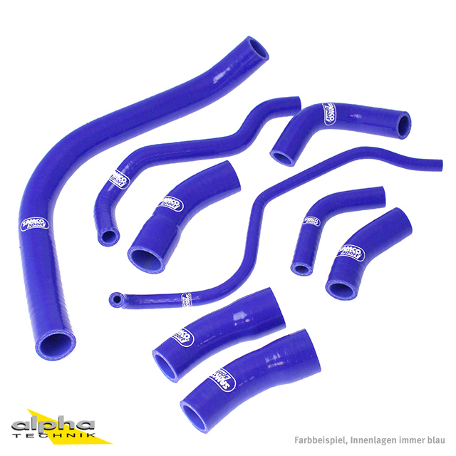 Kit de mangueras de silicona SAMCO SPORT azul para Yamaha FZS1000 Fazer año de modelo 2001-2005