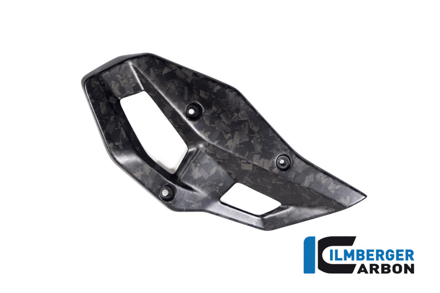 Protector de talón de carbono Ilmberger lado derecho, Black Diamond Carbon, mate, BMW R1300GS 2023-
