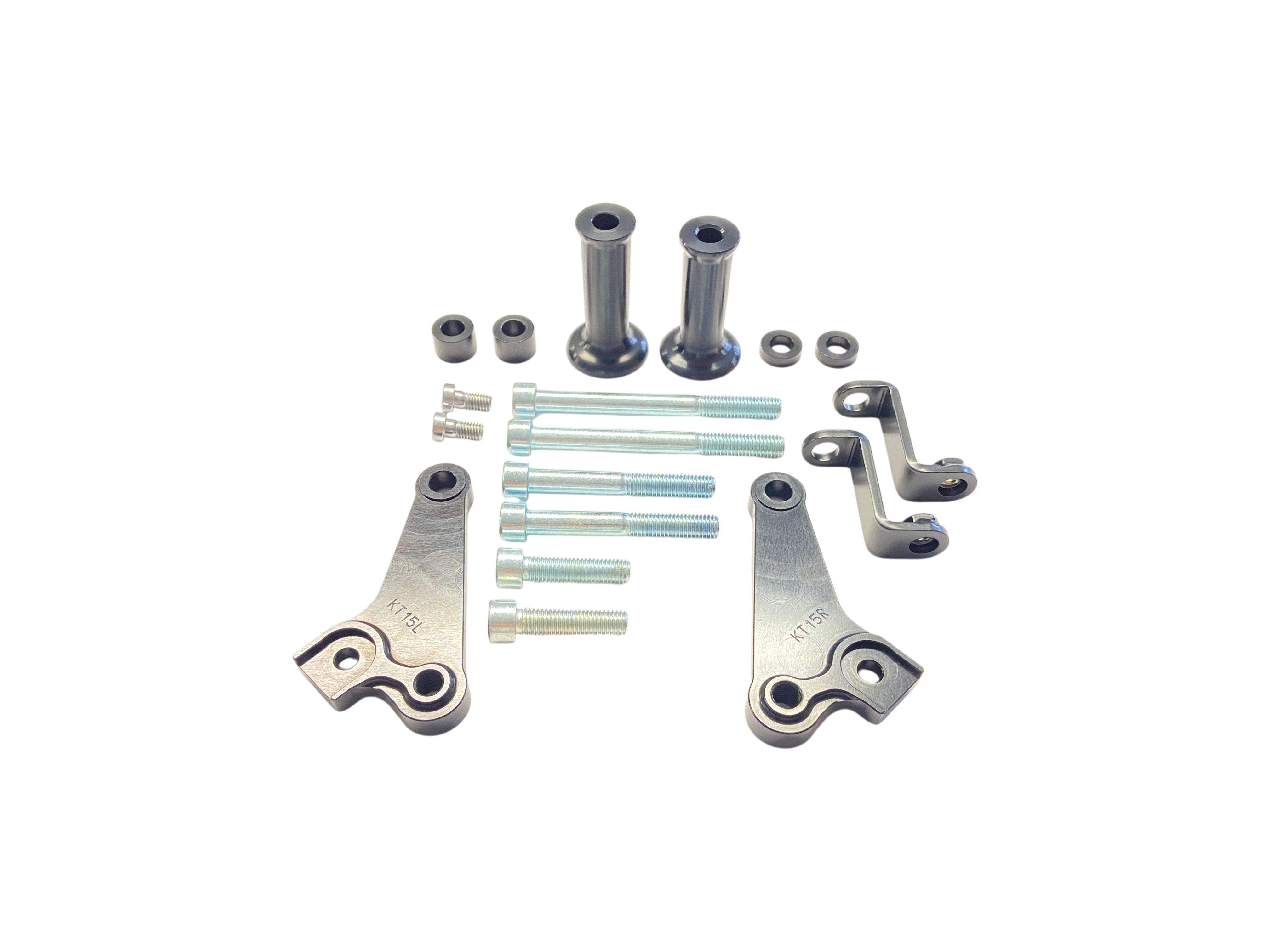 Kit de montaje de protectores anticaída LSL para KTM 1290 Superduke R, negro