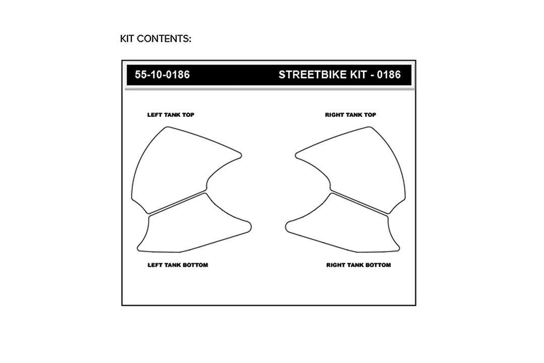 Stompgrip depósito de gasolina Pad transparente, Icon, Kit depósito de gasolina Streetbike para KTM 1290 Super Adventure R, S, 2021-2024