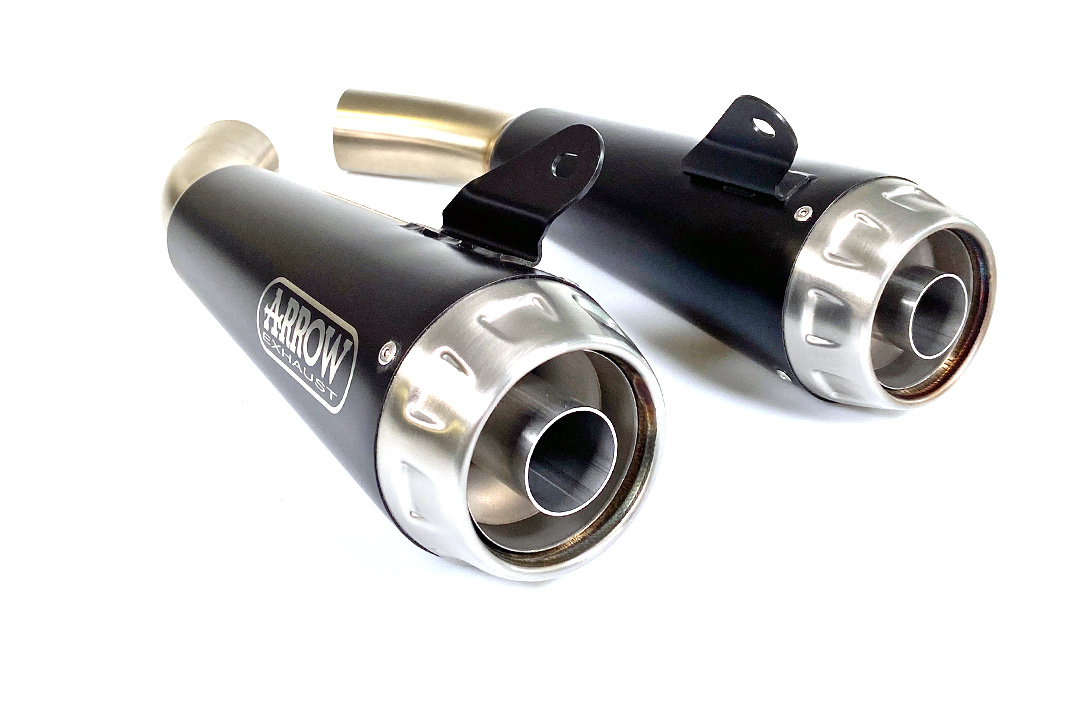 ARROW Escape DARK PRO-RACE para Ducati Scrambler 1100 2018-2020, Acero inoxidable