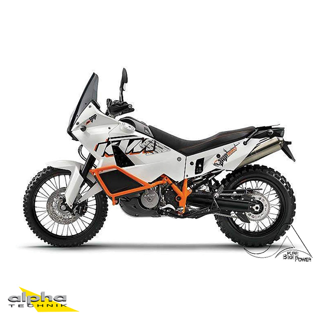 Stompgrip transparente, Volcano, para BMW, F800GT, 2013-2018, R1200GS, 2013-2016, KTM, 950 LC8 Adventure, 2003-2006, 990 LC8 Adventure, 2006-2013
