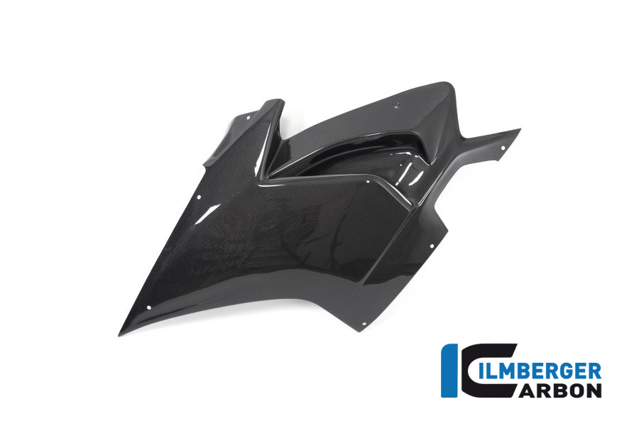 Panel lateral de carenado de carbono Ilmberger lado izquierdo Racing, brillante, Ducati Panigale V4 2018-2019