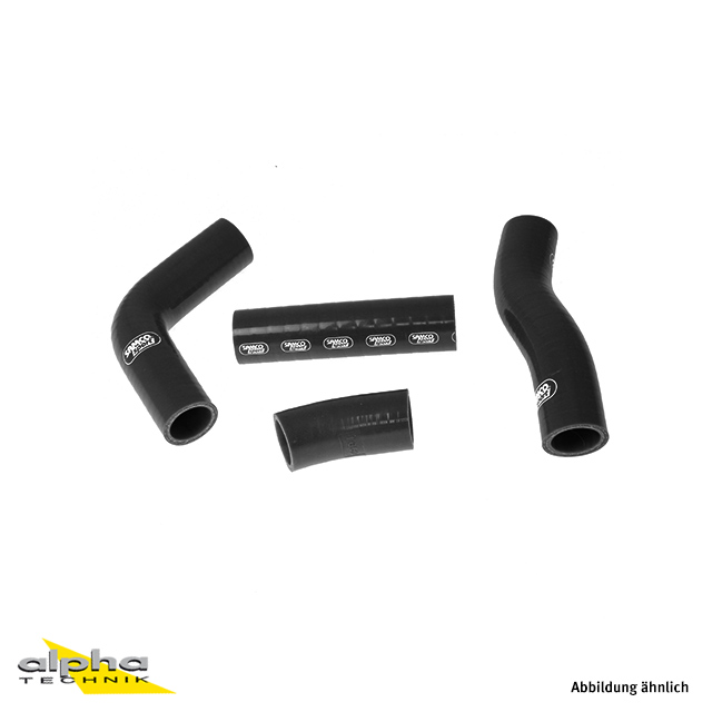 Kit de mangueras de silicona SAMCO SPORT negro para Harley Davidson V-Rod año del modelo 2002-2017