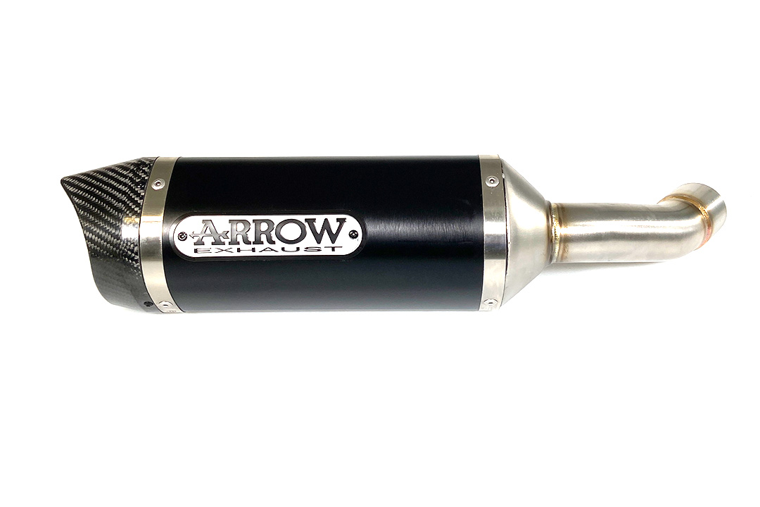 ARROW Escape DARK THUNDER para Yamaha MT-03 / YZF-R3 2015-, Aluminio negro