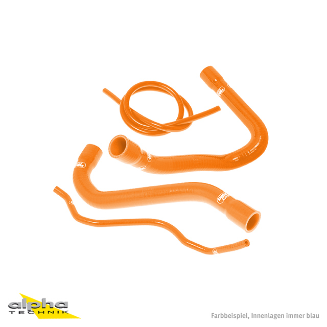Kit de mangueras de silicona SAMCO SPORT naranja para BMW S1000RR S1000R S1000XR HP4 Año del modelo 2009-2019