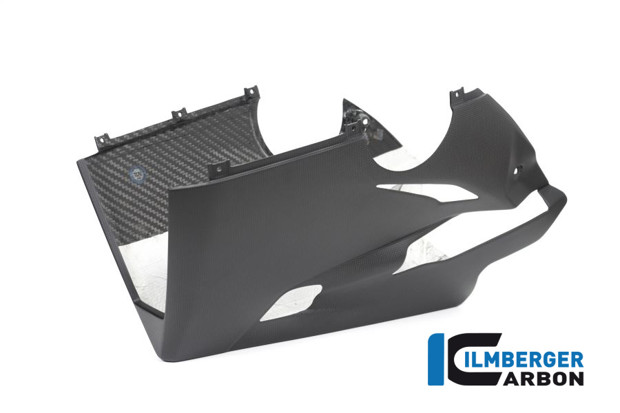 Ilmberger Carbon Parte Inferior del Carenado para Escape Akrapovic Full Race para Ducati Panigale V4 / V4S desde 2018
