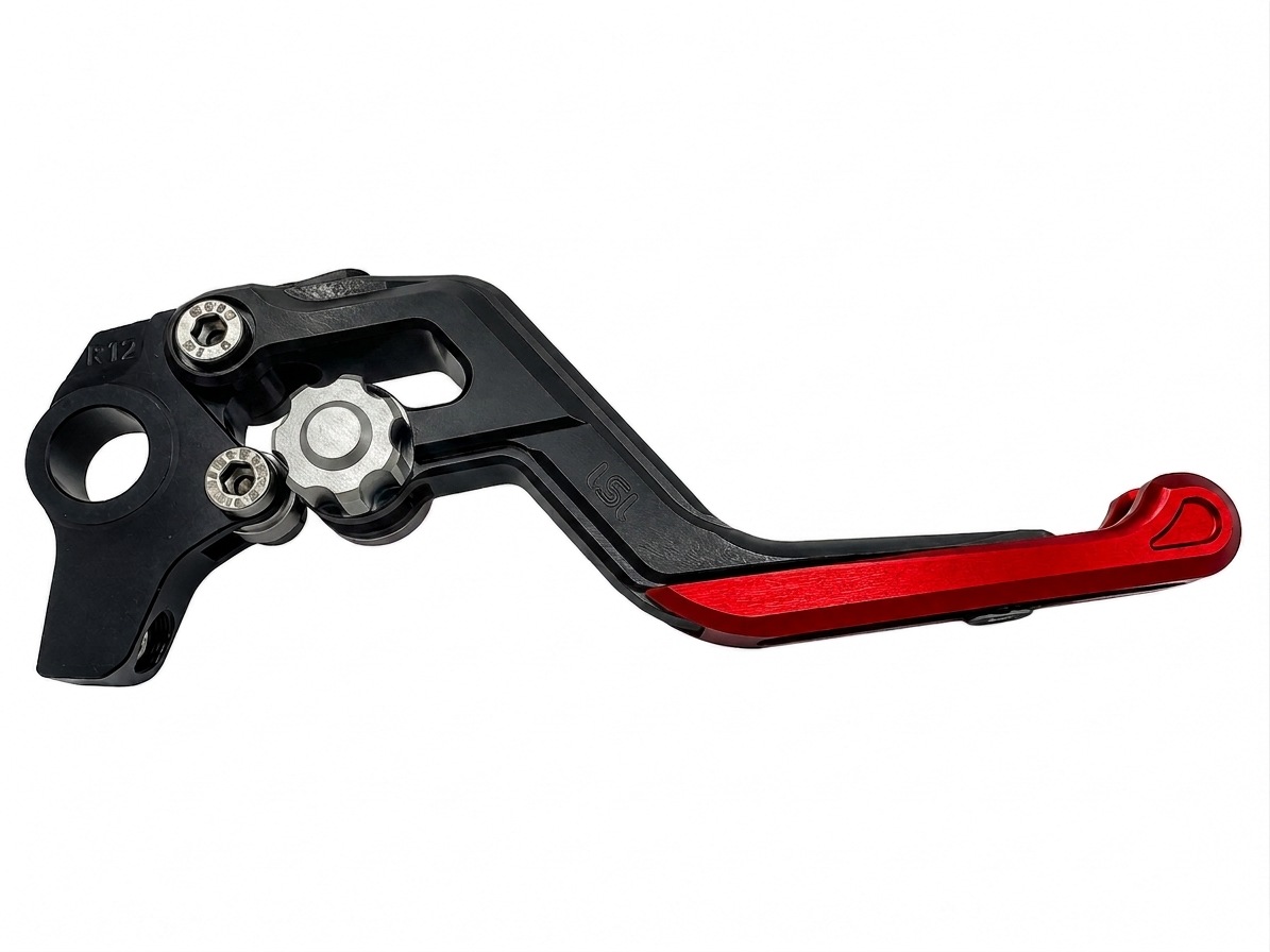 Maneta de freno LSL ERGONIA R22 Negro/Plata/Rojo