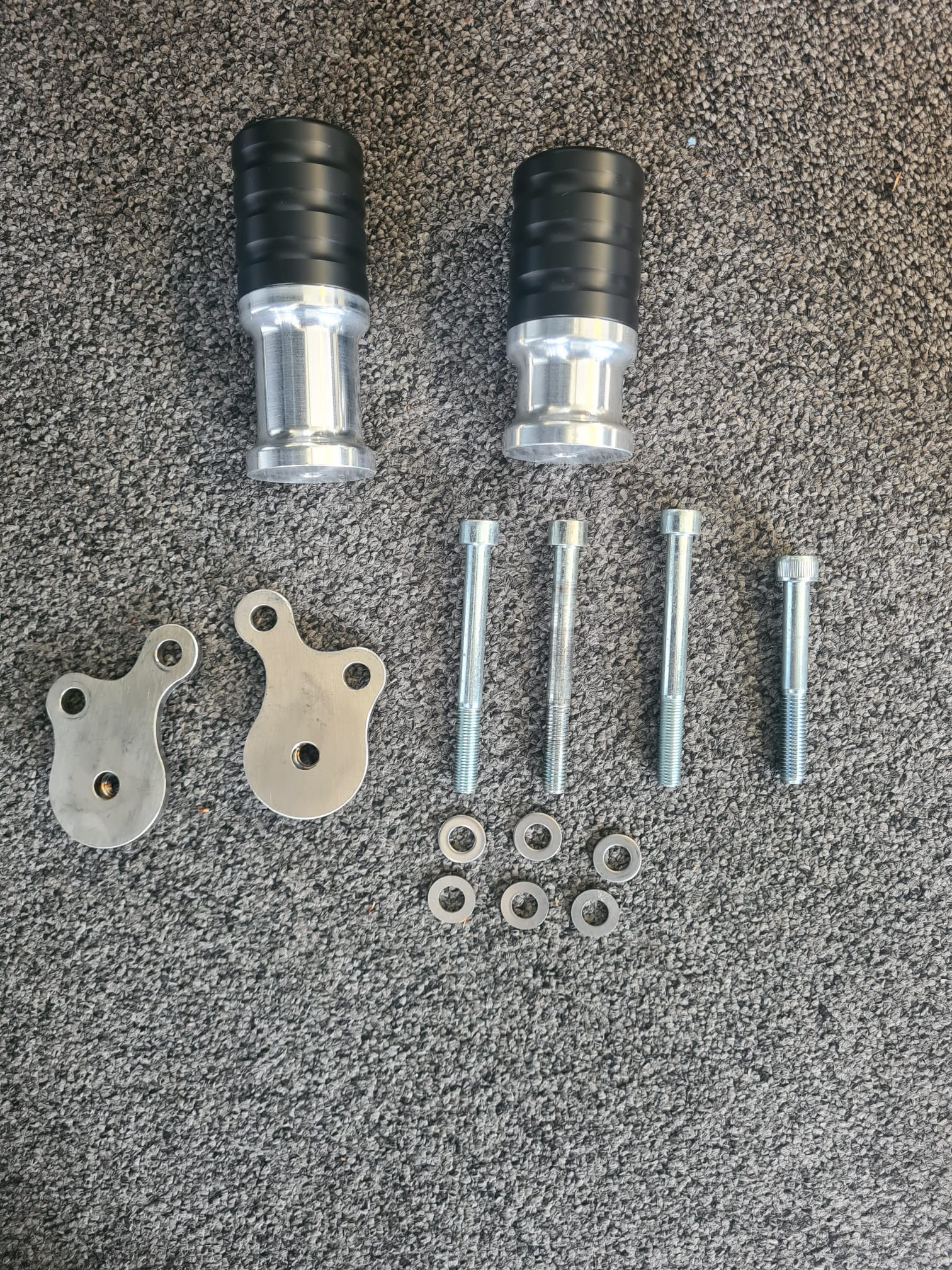 Kit de protectores anticaída para Yamaha FZS600 Fazer 1998-03 negro