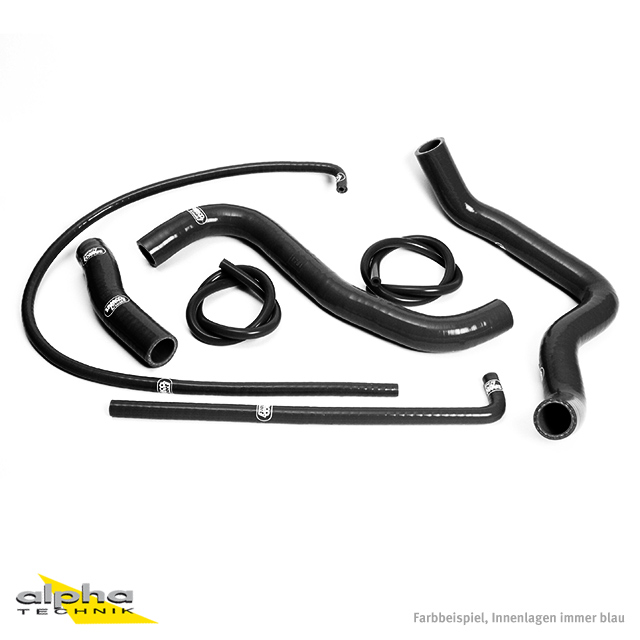 Kit de mangueras de silicona SAMCO SPORT negro para Suzuki GSXR1000 año del modelo 2007-2008