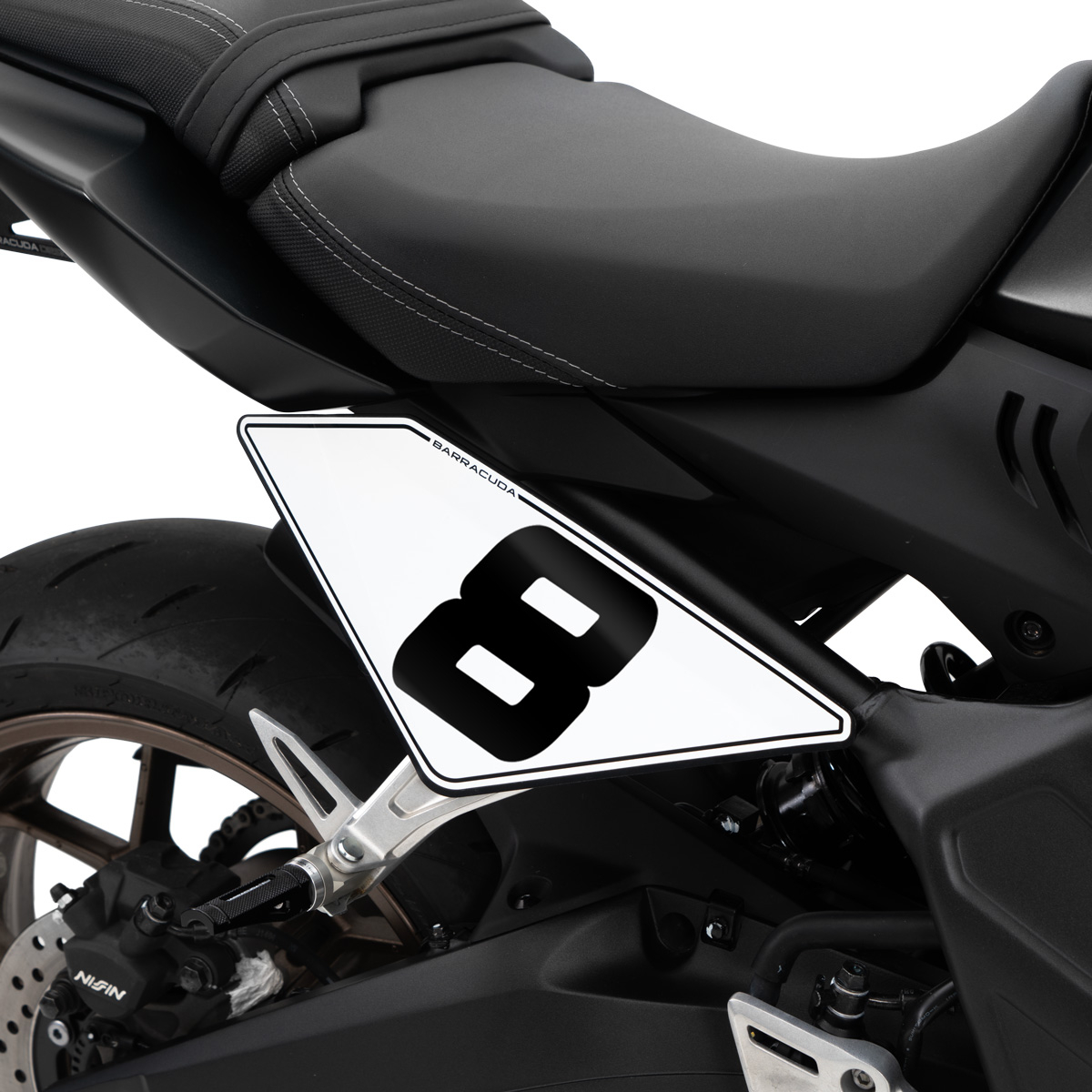 Portanúmeros Barracuda Honda CB650R 2024-