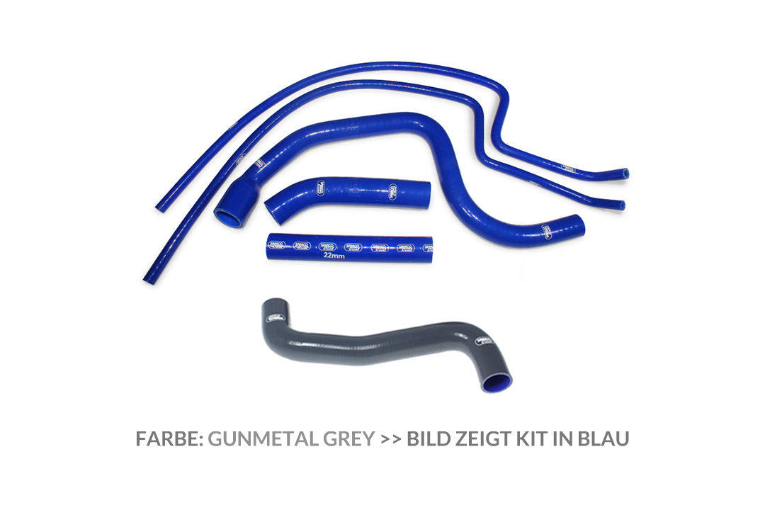 Kit de mangueras de silicona SAMCO SPORT gris plomo para Triumph Speed Triple 1050i año del modelo 2011-2015