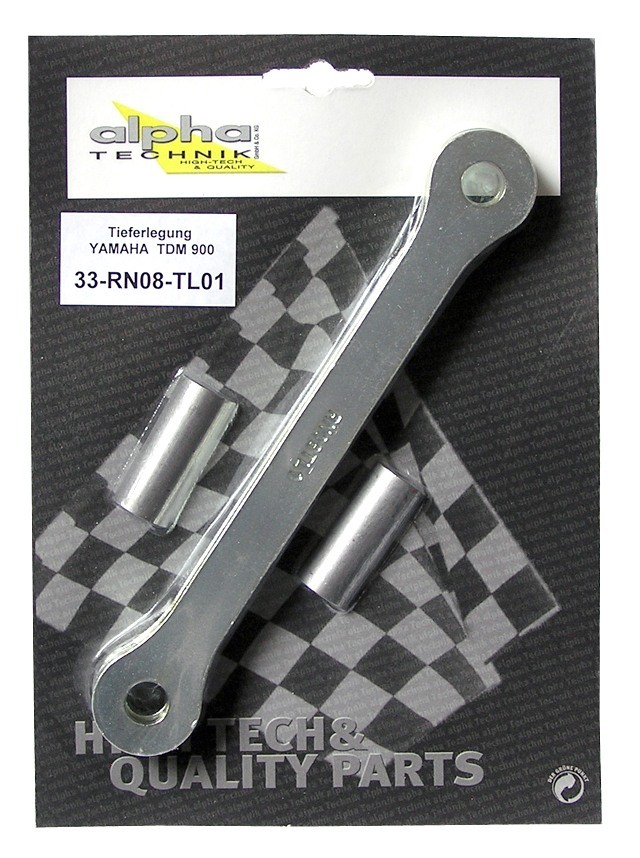 Kit de Descenso alpha Technik 35mm para Yamaha TDM900; Tipo RN08; Año del modelo 2002-2004