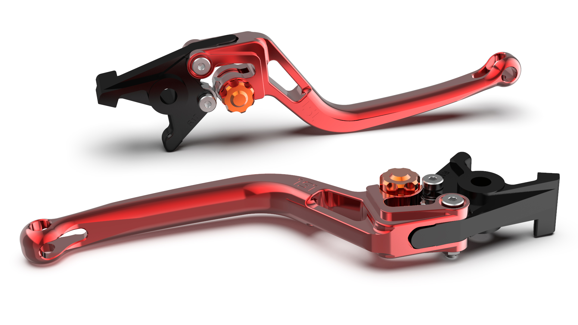 Maneta de Freno LSL BOW R82, rojo/naranja