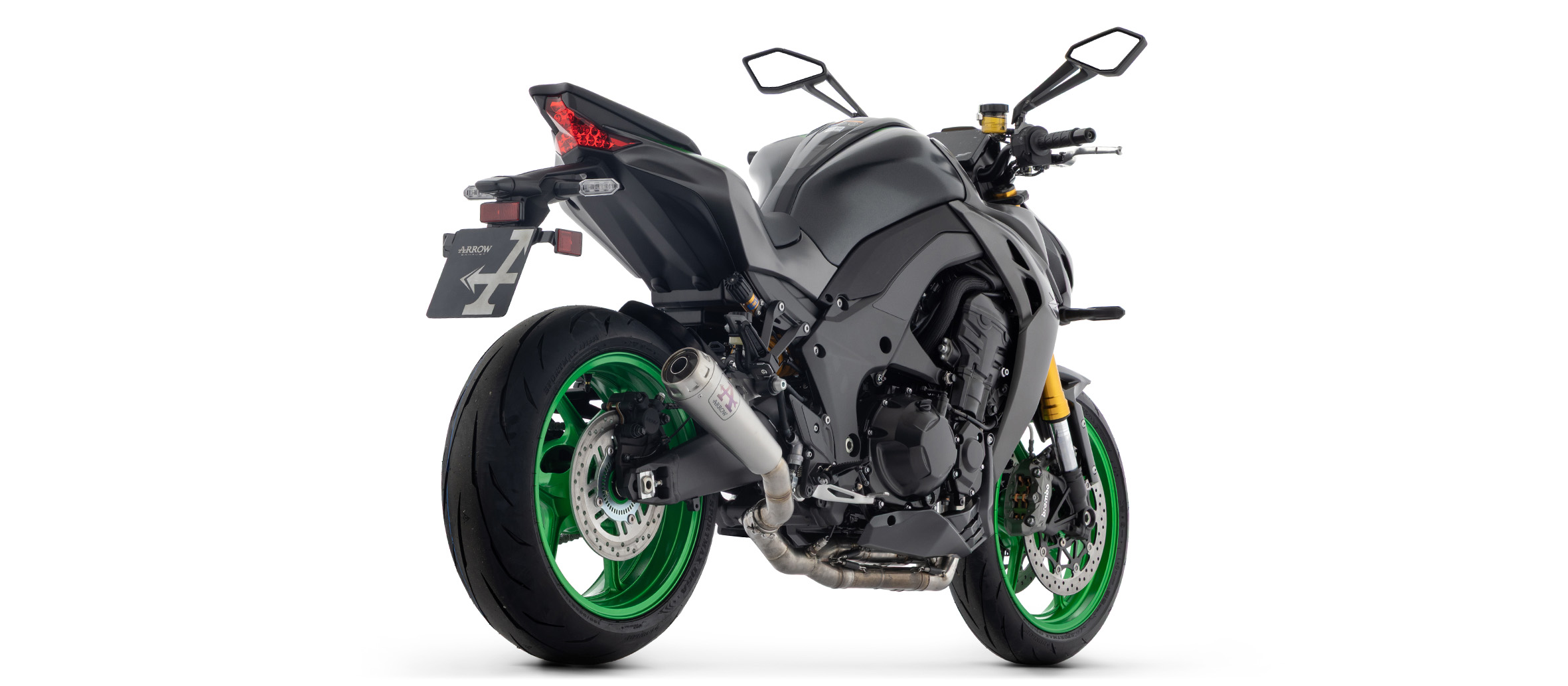 ARROW Escape PRO-RACE Acero Inoxidable para Kawasaki Z1100, SE, 2025-