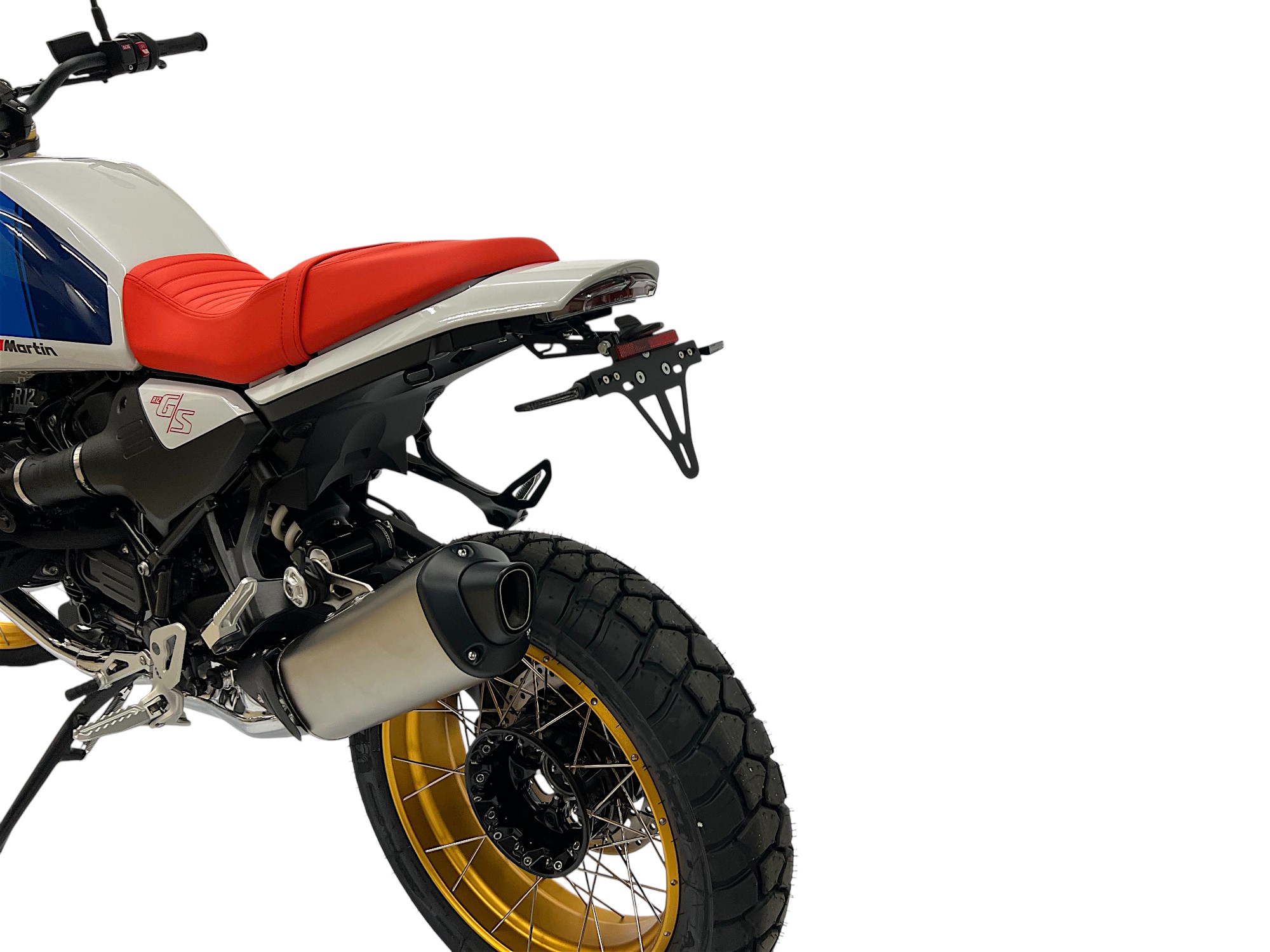 Soporte de matrícula alpha Technik para BMW R 12 G/S, a partir del año de modelo 2025-