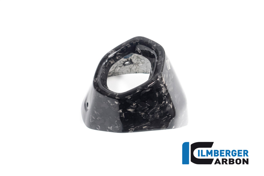 Protector de calor de escape de carbono Ilmberger trasero, Black Diamond Carbon, brillante, BMW R1300GS 2023-