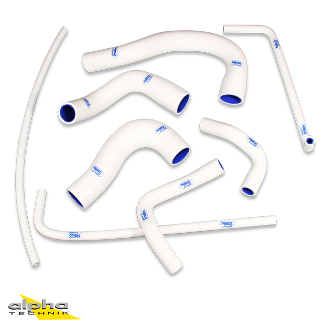 Kit de mangueras de silicona SAMCO SPORT blanco para Yamaha MT-09, MT-09 Tracer 2013-2016 Tracer 900 2016, XSR900 2016