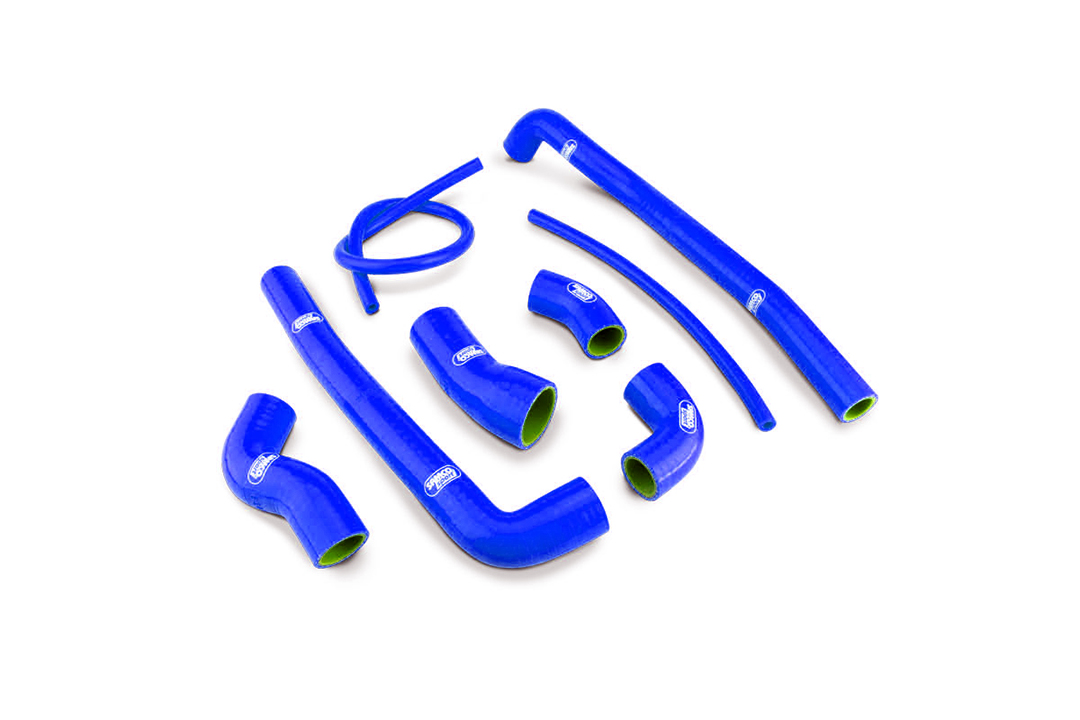 Kit de mangueras de silicona SAMCO SPORT Diseño OEM azul para KTM 1290 Super Adventure R S Año del modelo 2021-2024