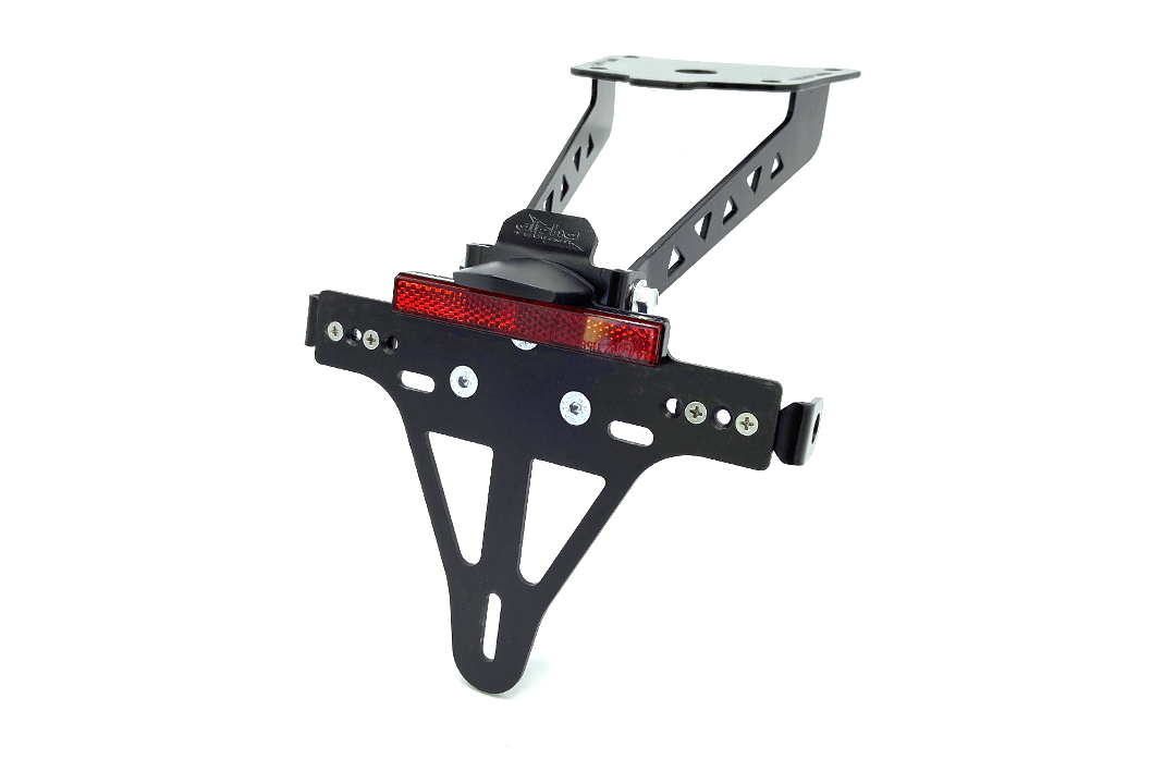 Soporte de matrícula alpha Technik para Kawasaki Z900RS Cafe, Tipo ZR900C / ZR900K / ZR902A, a partir del año de modelo 2018-