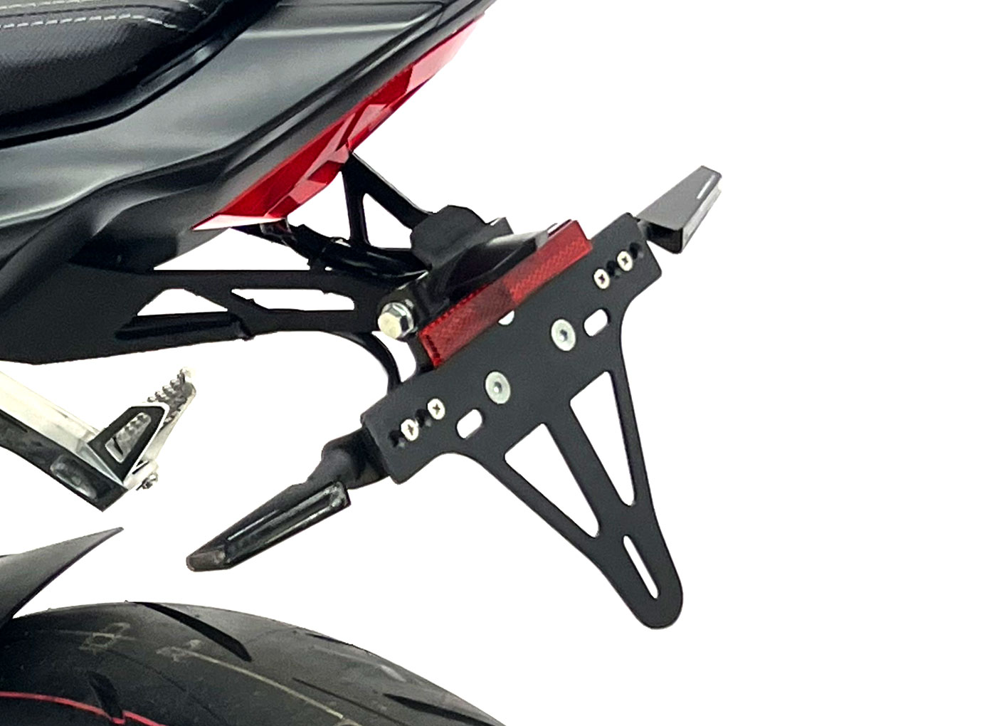 Soporte de matrícula alpha Technik para Honda CB650R / CB650RA, año de modelo 2024-