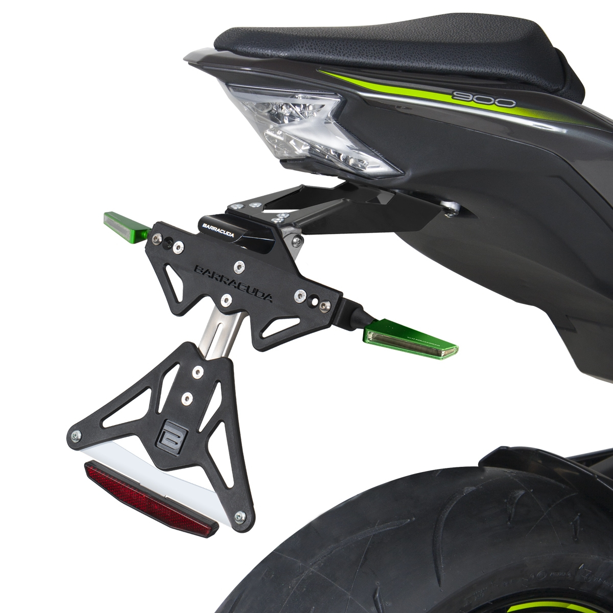 Soporte de Matrícula Barracuda para Kawasaki Z900 2025-