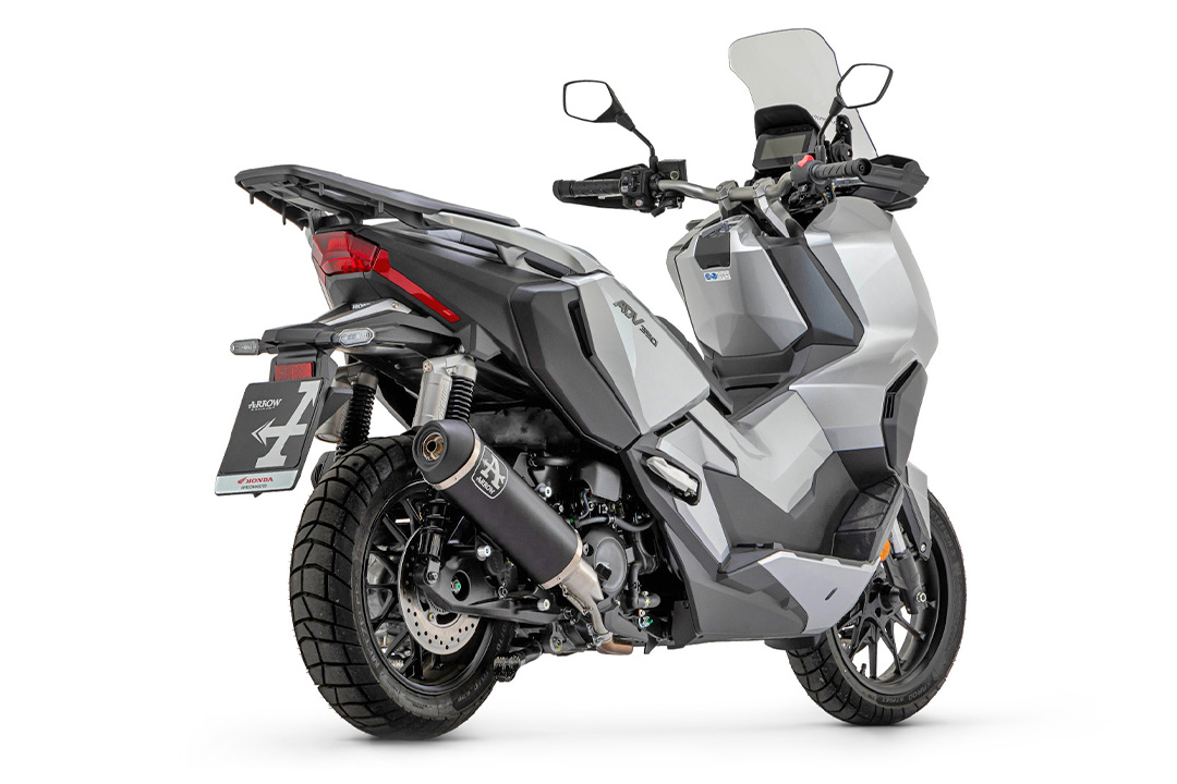 Escape ARROW DARK URBAN para Honda ADV 350 desde 2022-2025, Aluminio negro