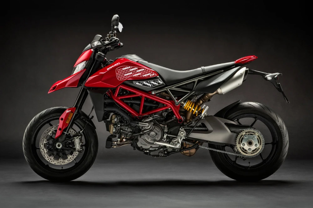 Stompgrip depósito de gasolina Pad transparente, Volcano, para Ducati Hypermotard 950, 2019-2025, Hypermotard 950 RVE, 2021-2024, Hypermotard 950 SP, 2019-2025