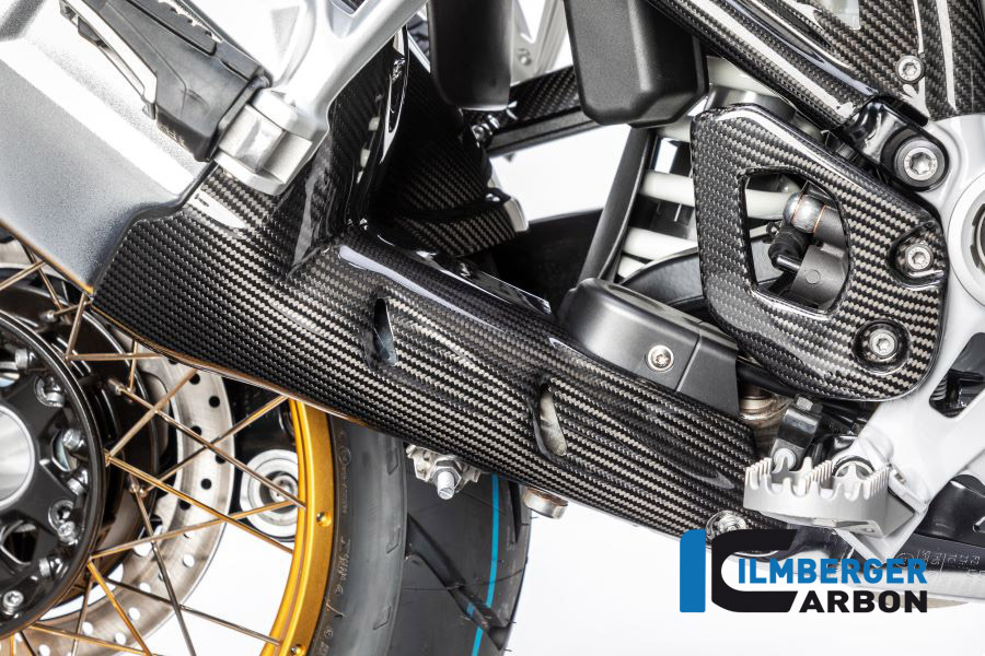Protector térmico de escape inferior de carbono para BMW R 1250 GS a partir de 2019