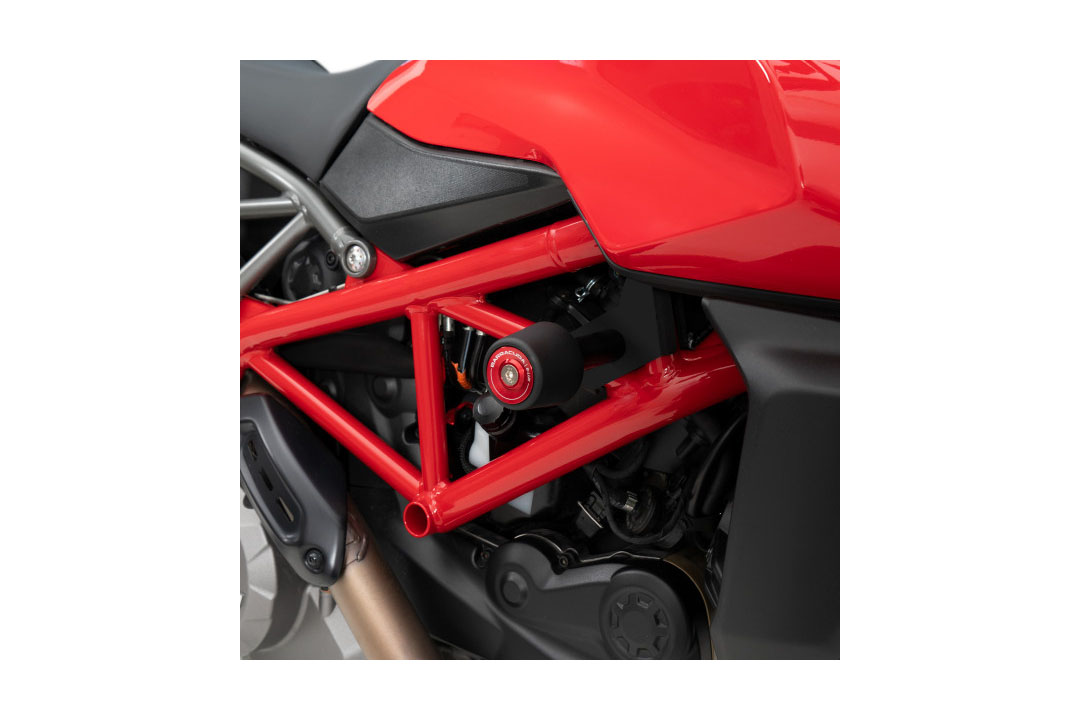 Protectores anticaída Barracuda Ducati Hypermotard 950, año de modelo 2020-21