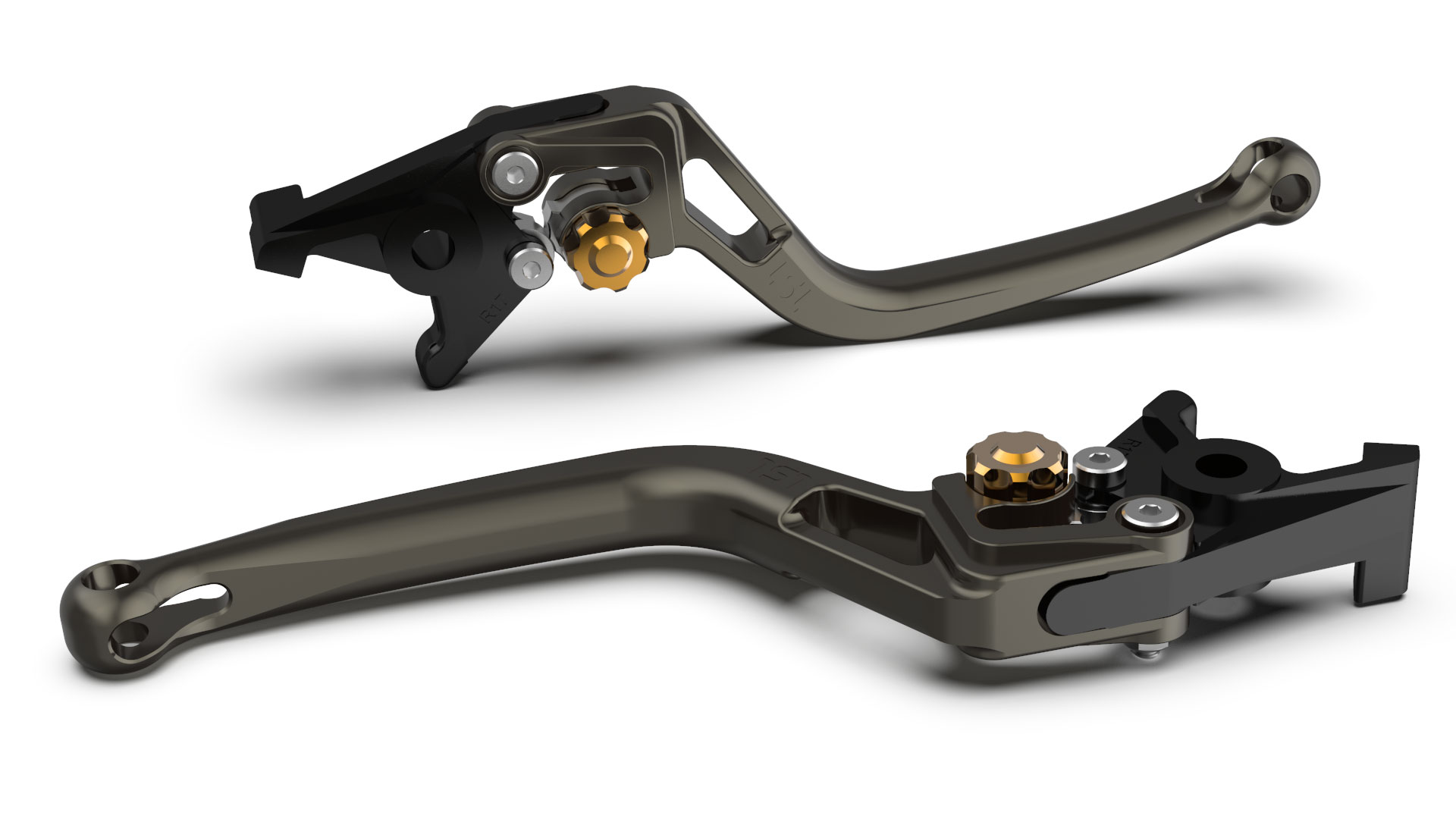 Maneta de freno LSL BOW R82, antracita/oro