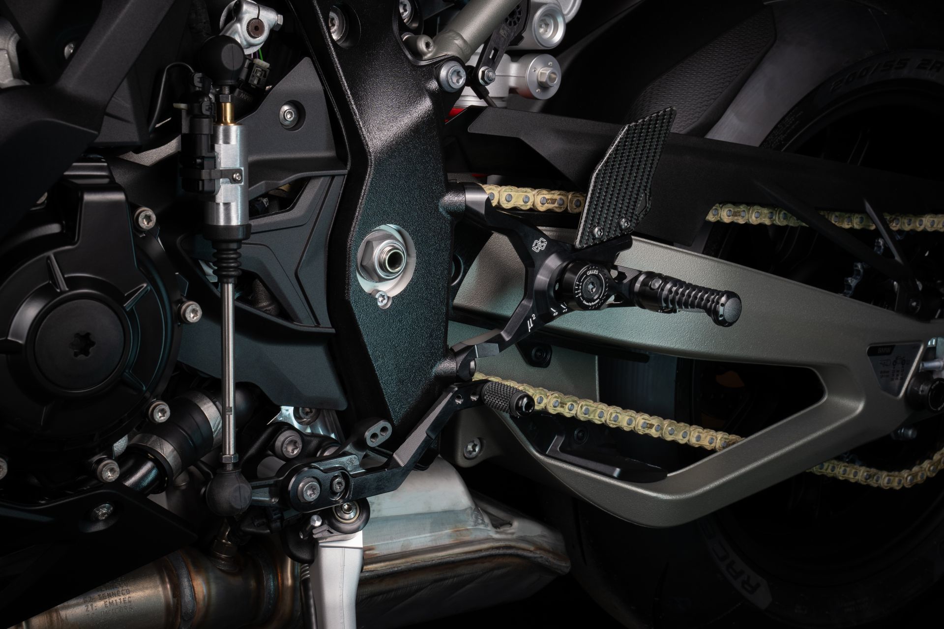 GILLES MUE2 reposapiés para BMW M 1000 RR, S1000 RR, 2025-