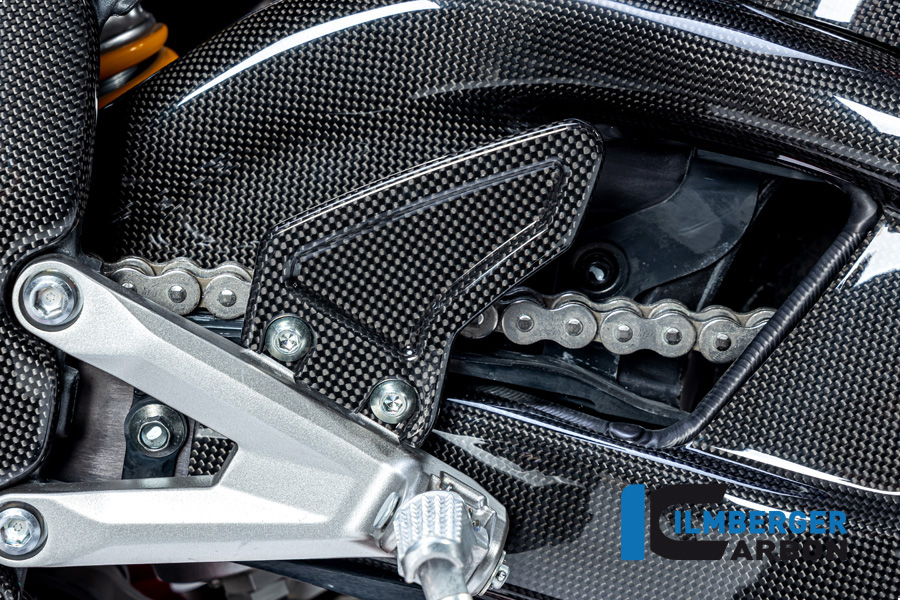 Protector de talón de carbono Ilmberger, brillante, lado izquierdo Honda CBR1000RR-R/SP 2020-