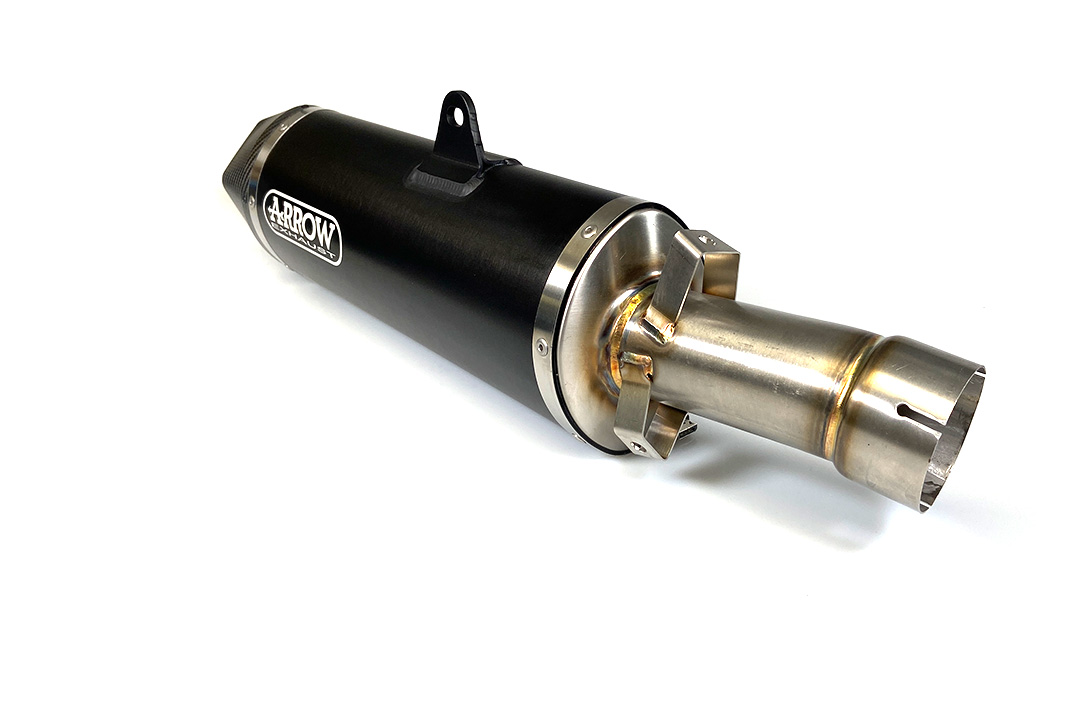 ARROW Escape RACE TECH para BMW R1200RT 2014-16 de aluminio, negro
