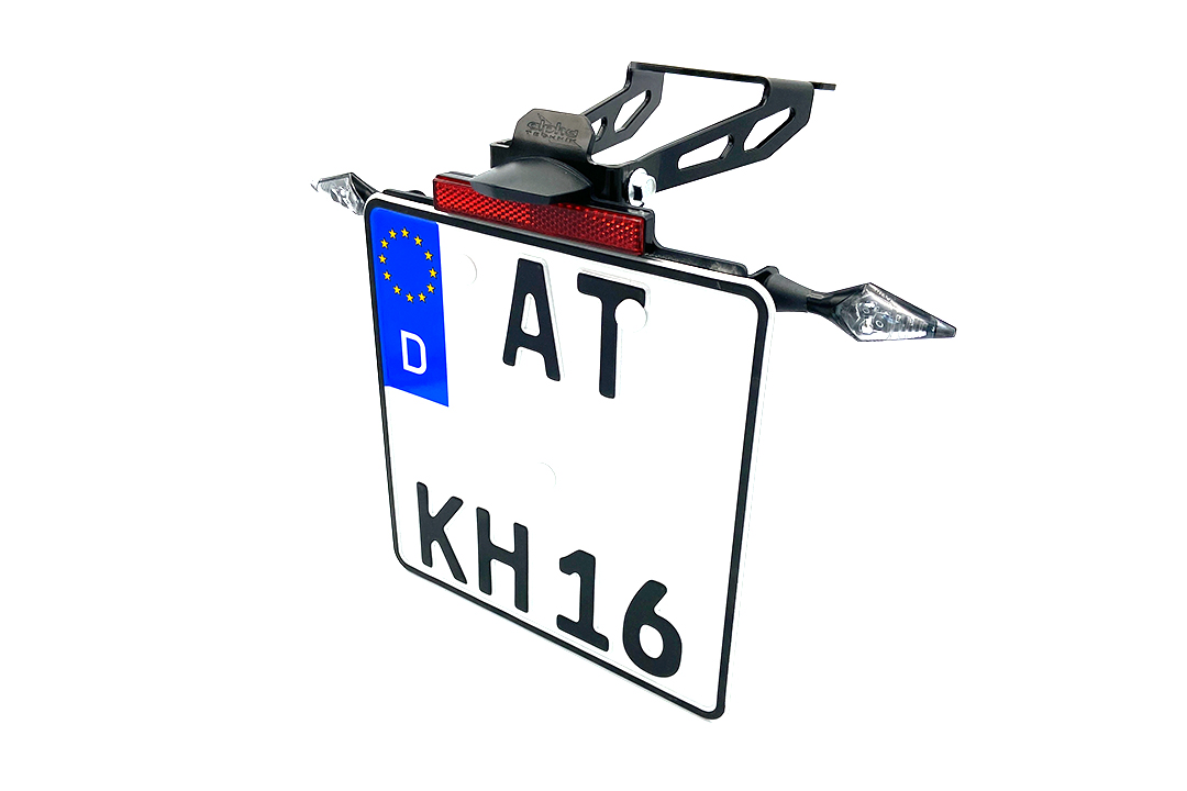 Soporte de matrícula alpha Technik para Kawasaki Ninja ZX-10R a partir del año de modelo 2022-