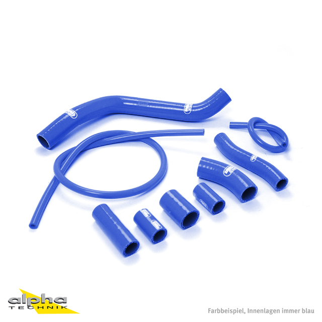 Kit de mangueras de silicona SAMCO SPORT azul para KTM 950 Super Enduro R 950 Supermoto año del modelo 2006-2009