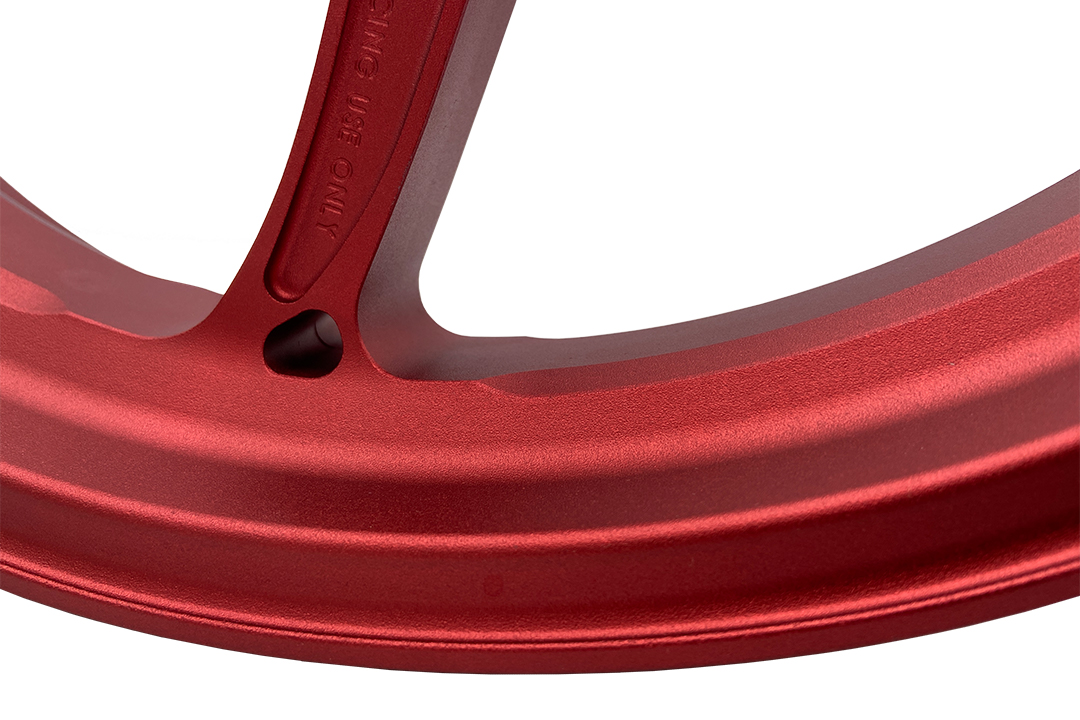 OZ Piega Kit de conversion llantas 17" forjadas en aluminio Yamaha Tenere 700, rojo mate, a partir de 2019
