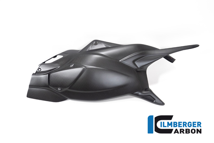 Cubiertas de basculante Ilmberger de carbono con cubrecadena, mate, Ducati Multistrada V4 Pike's Peak 2022-